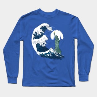 Tsunami in New York Long Sleeve T-Shirt